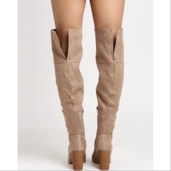 Friday Night Block Heel Over The Knee Boot - Picture 4 of 8